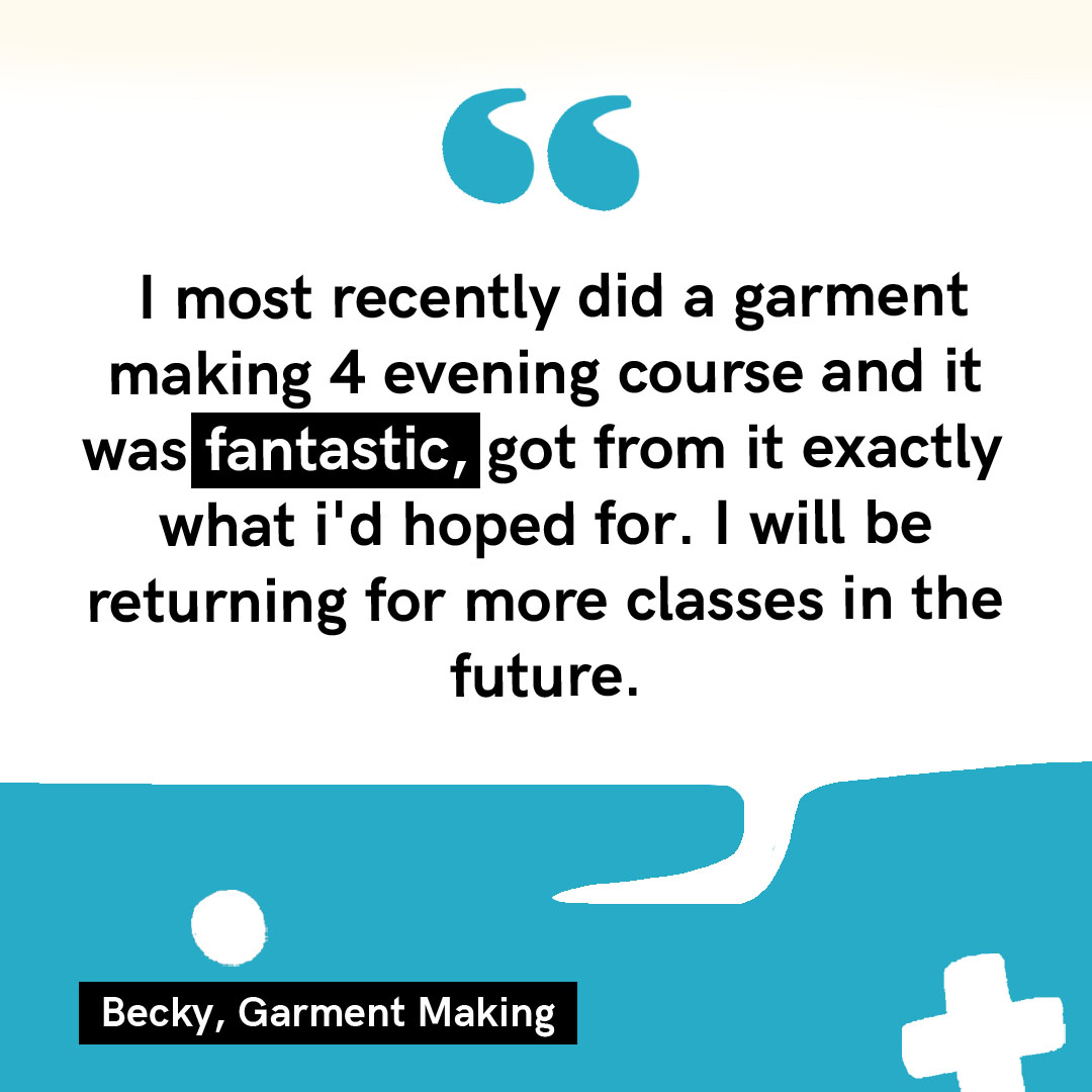 WORKSHOPS // Some lovely reviews we've recieved recently for our public programme of workshops @bridge5mill ✂️🤩🪡

🪡Learn to Sew starts on 16th April
🏆️Zero to Hero is on 18th May
👕Garment Making is back on 5th June 

#StitchedUpCoop 

stitchedup.coop/whats-on/