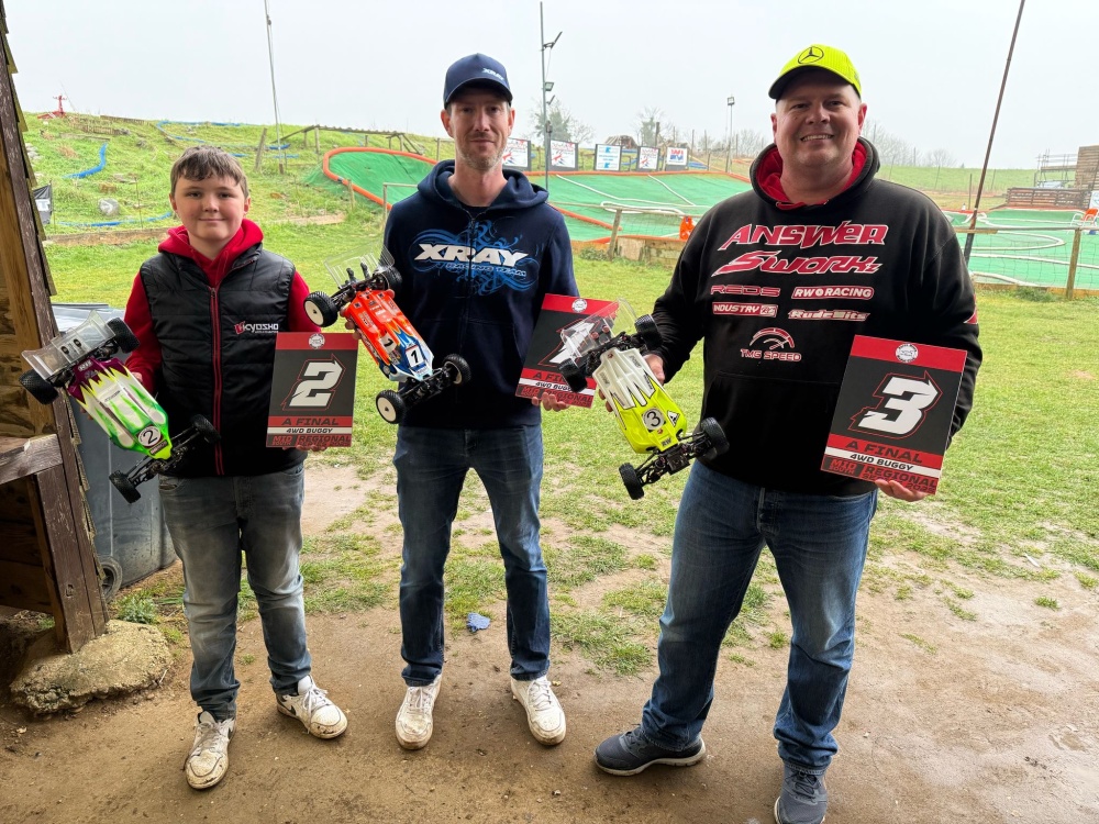 Congratulations to Lee Martin for win with XB4 at BRCA Mid South Regional, Round 2 in UK.
tinyurl.com/368jy8pa
#XRAY #XRAYracing #RCcars