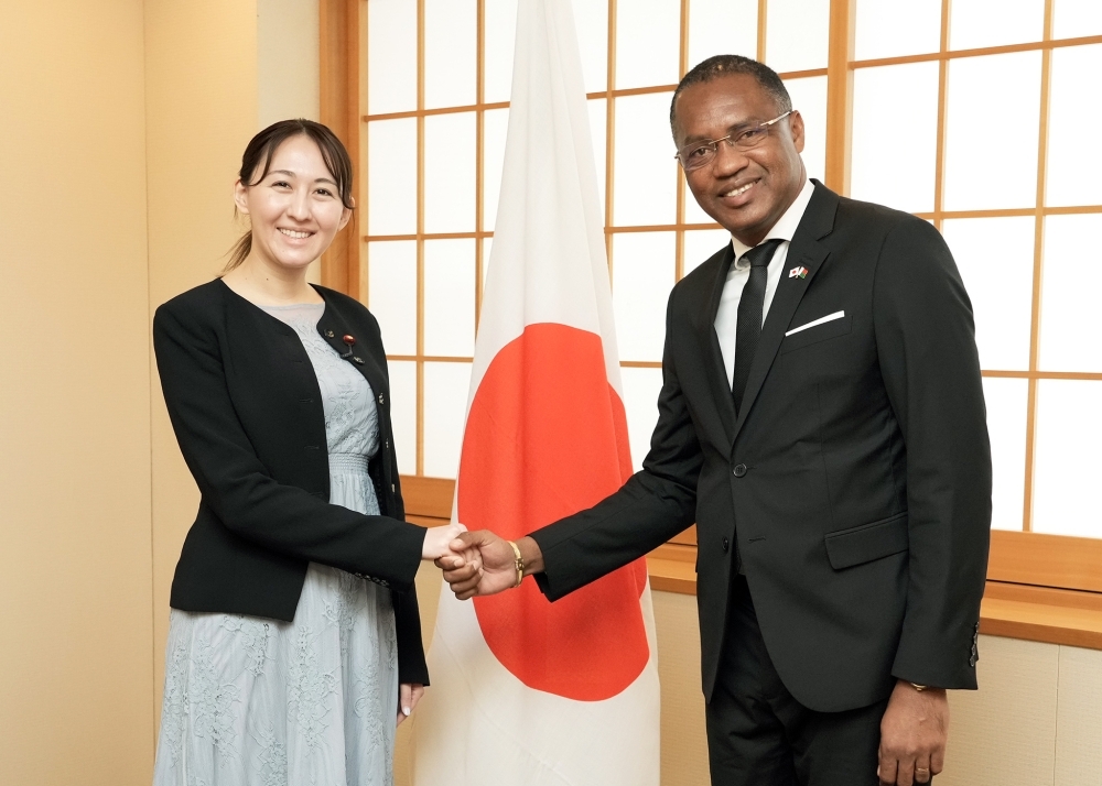 3月26日、 #英利外務大臣政務官 は、ファヌヒザ・クロード