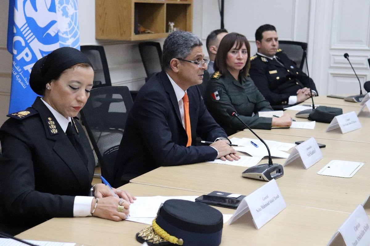 In fulfillment of the 🇪🇬 pledges presented at the 2023 UN #Peacekeeping Ministerial Conference in🇬🇭, #CCCPA was delighted to host a hybrid workshop with the aim of breaking the silence on mental health support for peacekeepers, in partnership w/🇪🇬 Ministry of Defense &amp; the 🇯🇵Gov