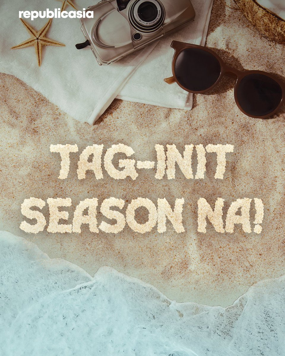 republicasiadot's tweet photo. Ang bilis ng panahon! Stay safe and hydrated, ha? | #republicasia #philippines #taginit #season #dryseason #Summer 

Visit us at https://t.co/cJPul1NZ15
FB: republicasia | IG: republicasia
X: republicasiadot | TT: republicasia
YT: https://t.co/Zcg7J64mGQ https://t.co/3e0MdA4QtU