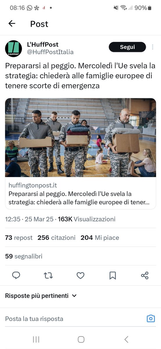 Feris75's tweet photo. Ricomincia il terrorismo mediatico per avallare le loro idee folli.
#rearm 
#aveterotto
#VonDerLeyen https://t.co/cUmiIdyJAl