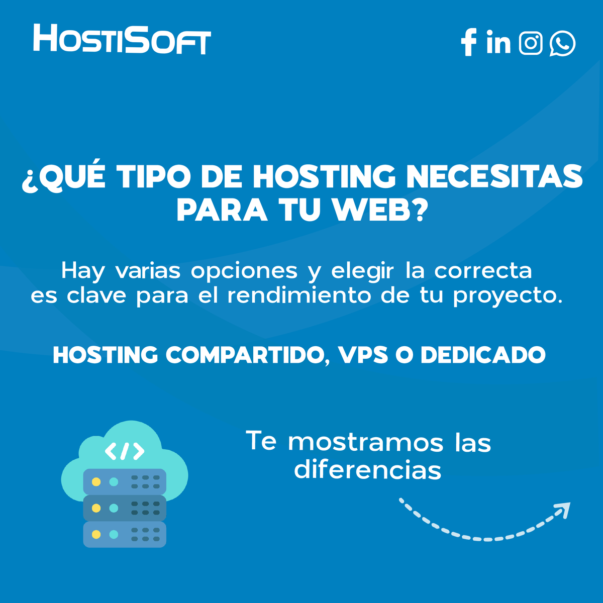 hostisoft's tweet photo. 🔹 Hosting compartido, VPS y dedicado 🔹
¿No sabes cuál elegir? 💻 Cada opción tiene ventajas y desventajas según tu proyecto. Te explicamos las diferencias en este carrusel. 👇
📌 Desliza para descubrir cuál es el mejor para ti.
#Hostisoft #Hosting #VPS #ServidorDedicado https://t.co/IA0pStlIZT