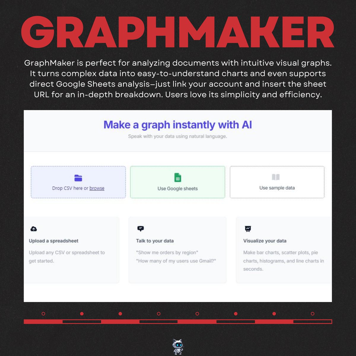 vidwud_ai's tweet image. Chart-making = 😴. AI-powered graphs = 🎉! 

Ditch the manual work and let AI visualize your data in a snap!

#PowerPoint #DesignTips #OfficeHacks #Charts #GraphicDesigner