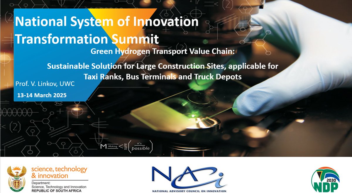 UwcResearch's tweet photo. UWC at the Innovation Transformation Summit! 

Prof Vladimir Linkov, director of SA Institute of Advanced Materials Chemistry (SAIAMC) and Dr Clement Nyirenda director of eResarch Unit both presented at the summit. 

#sustainabilitymatters
#MakingResearchCount https://t.co/Say9Etuy7r