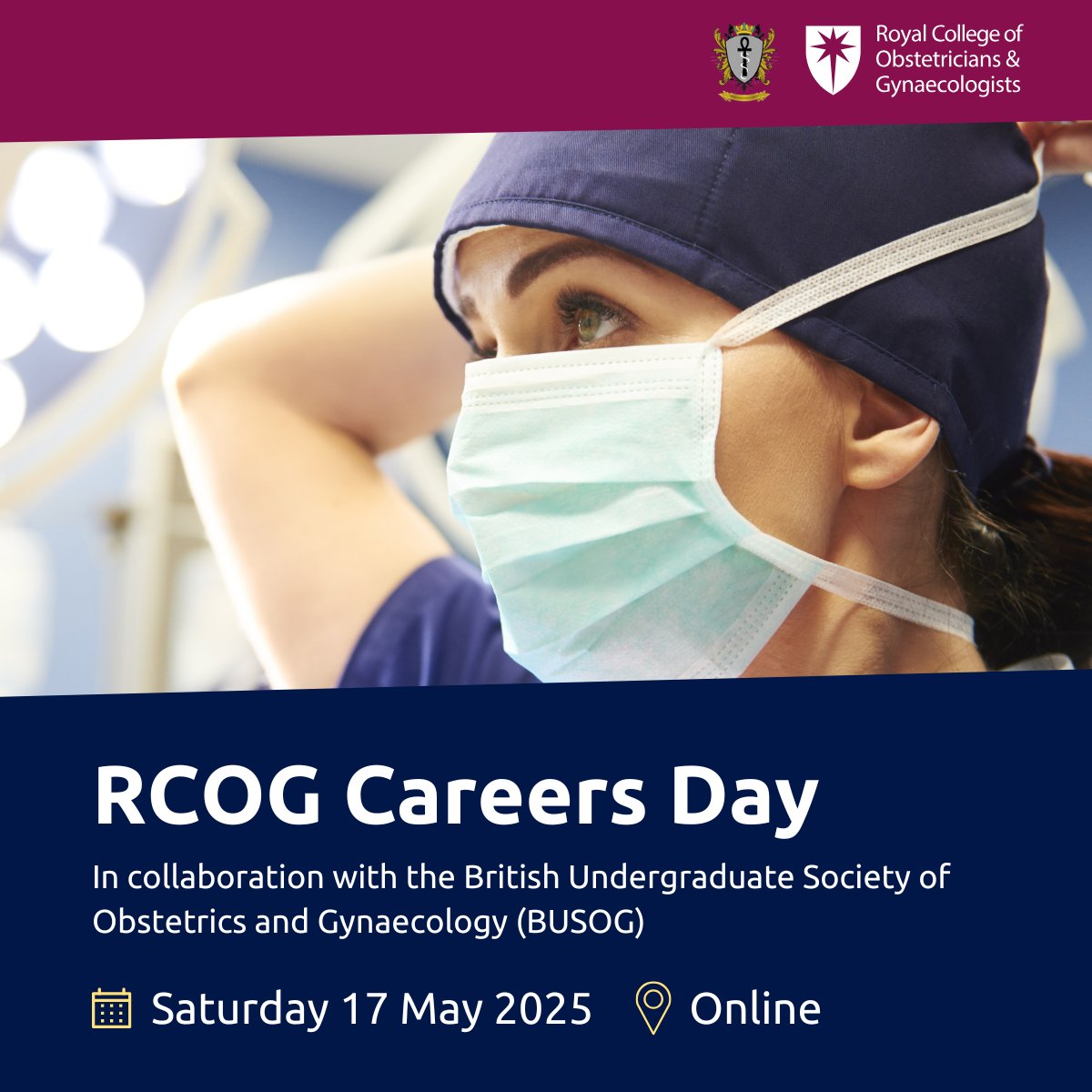 Are you a medical student considering a career in O&amp;G? Join us at the RCOG Careers Day to explore training pathways, hear from expert speakers and gain insight into the specialty. Secure your free place today: brnw.ch/21wRzWG