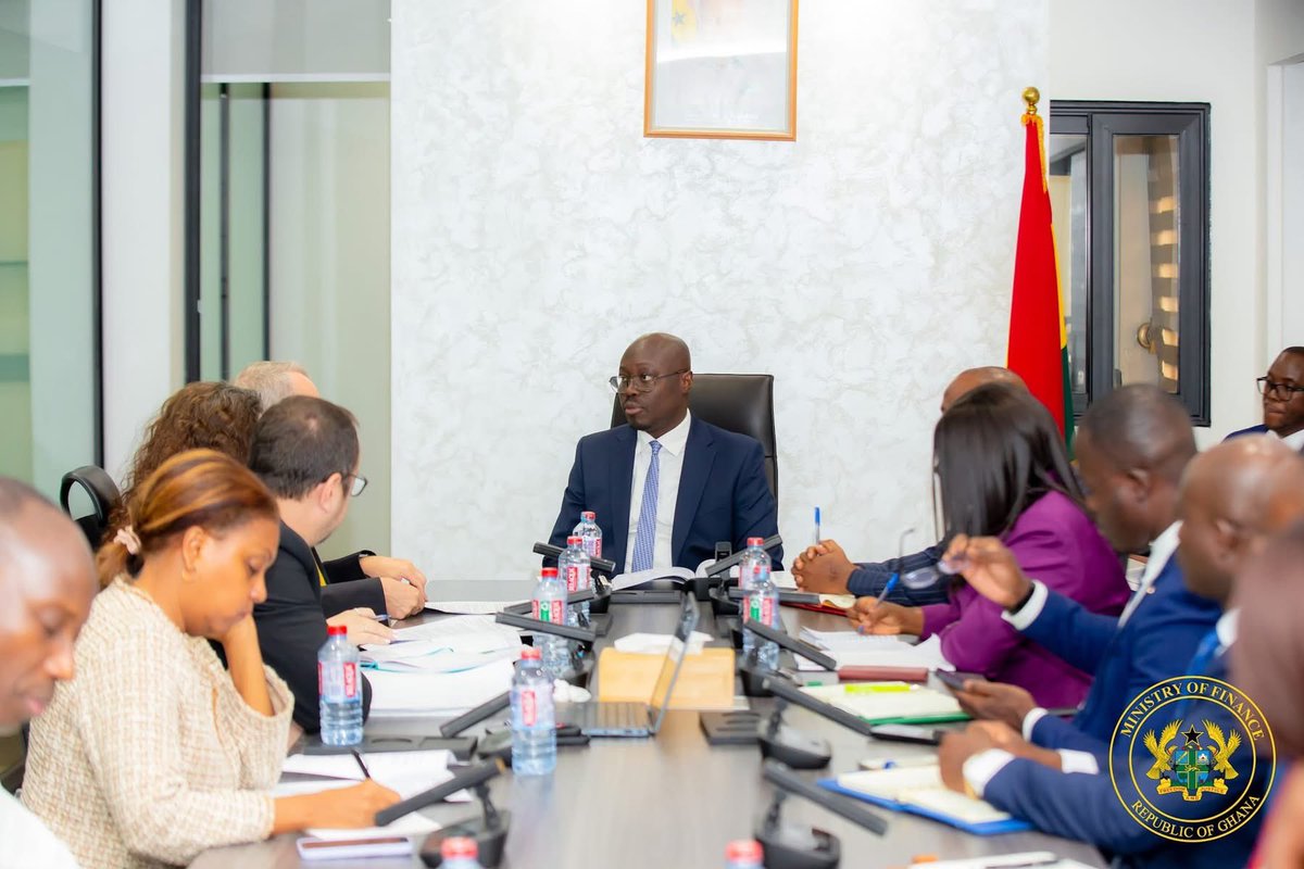 Cassielforson's tweet photo. Yesterday, I had a highly productive engagement with World Bank Division Director Robert Taliercio O’Brien and his team. 

I welcome the World Bank’s continued commitment to supporting our education reforms, particularly the additional resources allocated to Ghana. 

I reiterated that as a government, we remain steadfast in our commitment to fiscal prudence, particularly within the framework of our IMF-supported programme. 

While last year posed challenges, and we struggled to achieve even a 0.5% primary surplus, we are determined to hold the fiscal anchor firmly. 

My priority is to send a clear message—both to investors and development partners—that Ghana is on a disciplined and sustainable financial trajectory.

We are also taking decisive action to curb unnecessary expenditures across government. 

Leading by example, I have made it clear to my staff that the era of free, non-essential conference travel is over. 

Going forward, delegation sizes will be cut—three officials will now be expected to accomplish the work of ten, ensuring greater efficiency without compromising productivity.

I have also implemented significant budget cuts, including within the Office of the President. 

These measures reflect our commitment to prudent resource management and ensure that every cedi is spent where it matters most:on projects that drive growth and improve the lives of Ghanaians.