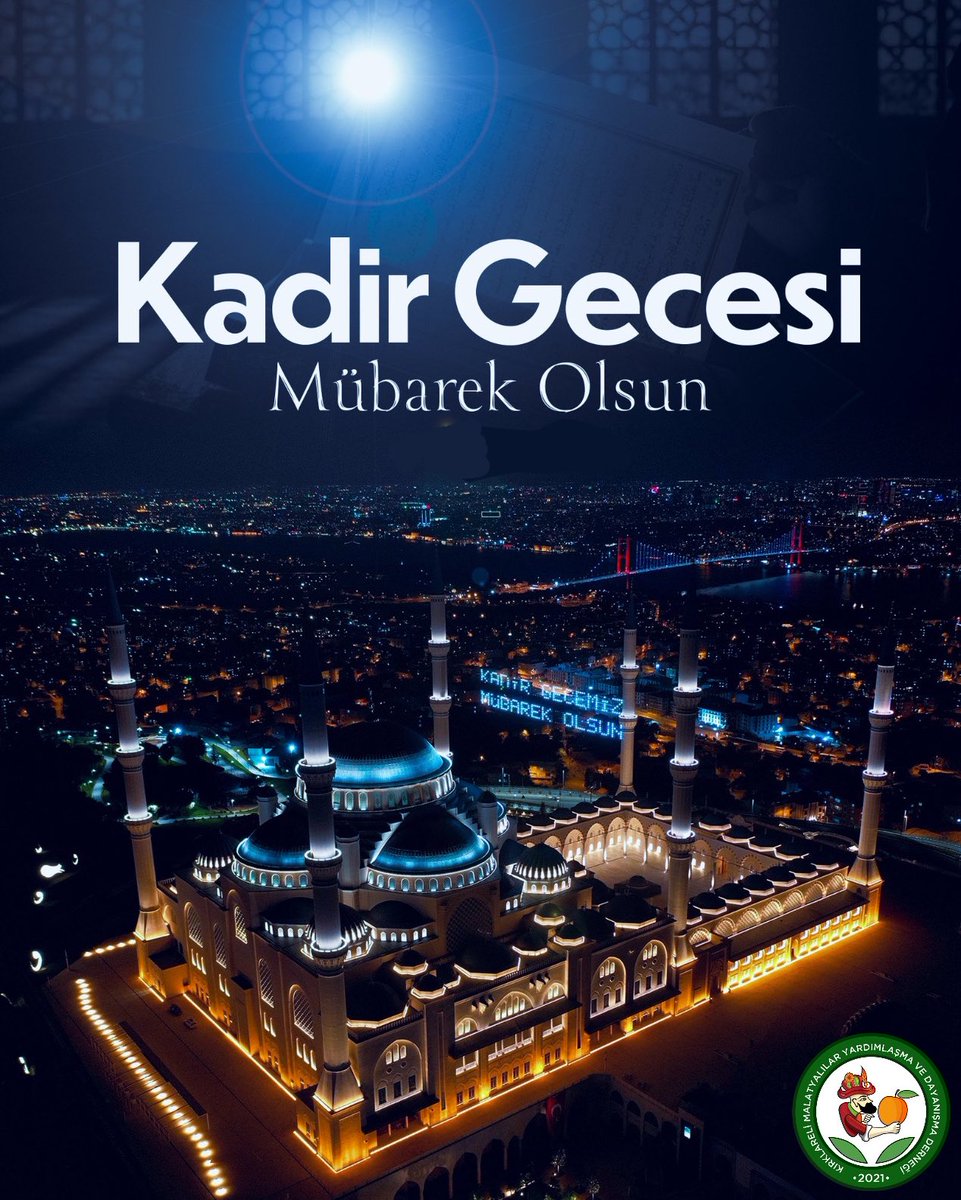 “Kadir gecesi bin aydan daha hayırlıdır”

Tüm İslam aleminin Kadir Gecesi mübarek olsun.
#kadirgecesimübarekolsun 🤲🏻