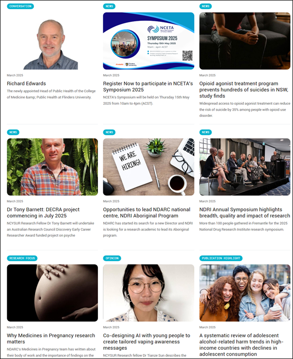 NDRI Curtin (@ndriau) on Twitter photo The March edition of Connections is now available at connections.edu.au. There's a new look and easier navigation but we're still sharing the latest research, news and events from Australia's national AOD centres <a href="/NDARCNEWS/">NDARC, UNSW</a>, <a href="/NDRIau/">NDRI Curtin</a>, <a href="/NCYSUR/">National Centre for Youth Substance Use Research</a> and <a href="/NCETAFlinders/">NCETA</a>. Happy reading The March edition of Connections is now available at connections.edu.au. There's a new look and easier navigation but we're still sharing the latest research, news and events from Australia's national AOD centres <a href="/NDARCNEWS/">NDARC, UNSW</a>, <a href="/NDRIau/">NDRI Curtin</a>, <a href="/NCYSUR/">National Centre for Youth Substance Use Research</a> and <a href="/NCETAFlinders/">NCETA</a>. Happy reading
