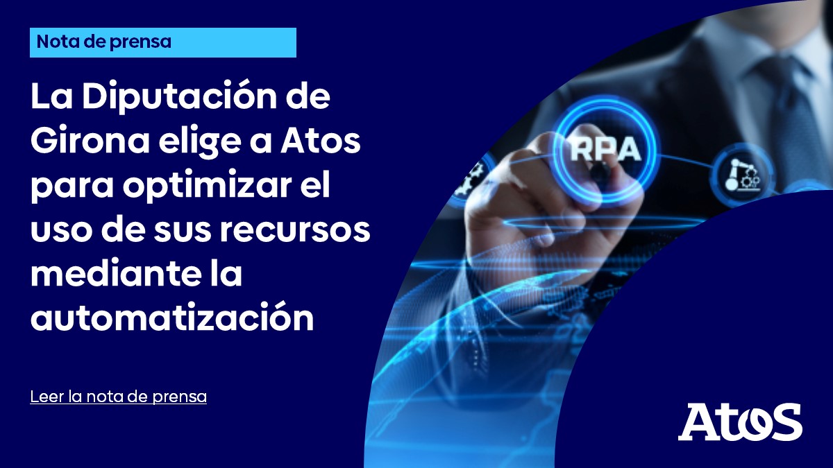 🔝 ¡Grandes noticias! Atos ha implementado una solución de automatización de procesos para la <a href="/DiputacioGirona/">Diputació de Girona</a>. La iniciativa marca un hito en la modernización de la administración pública local

Todos los detalles en nuestra nota de prensa 🔗 spr.ly/60190hUqL
#RPA #AAPP