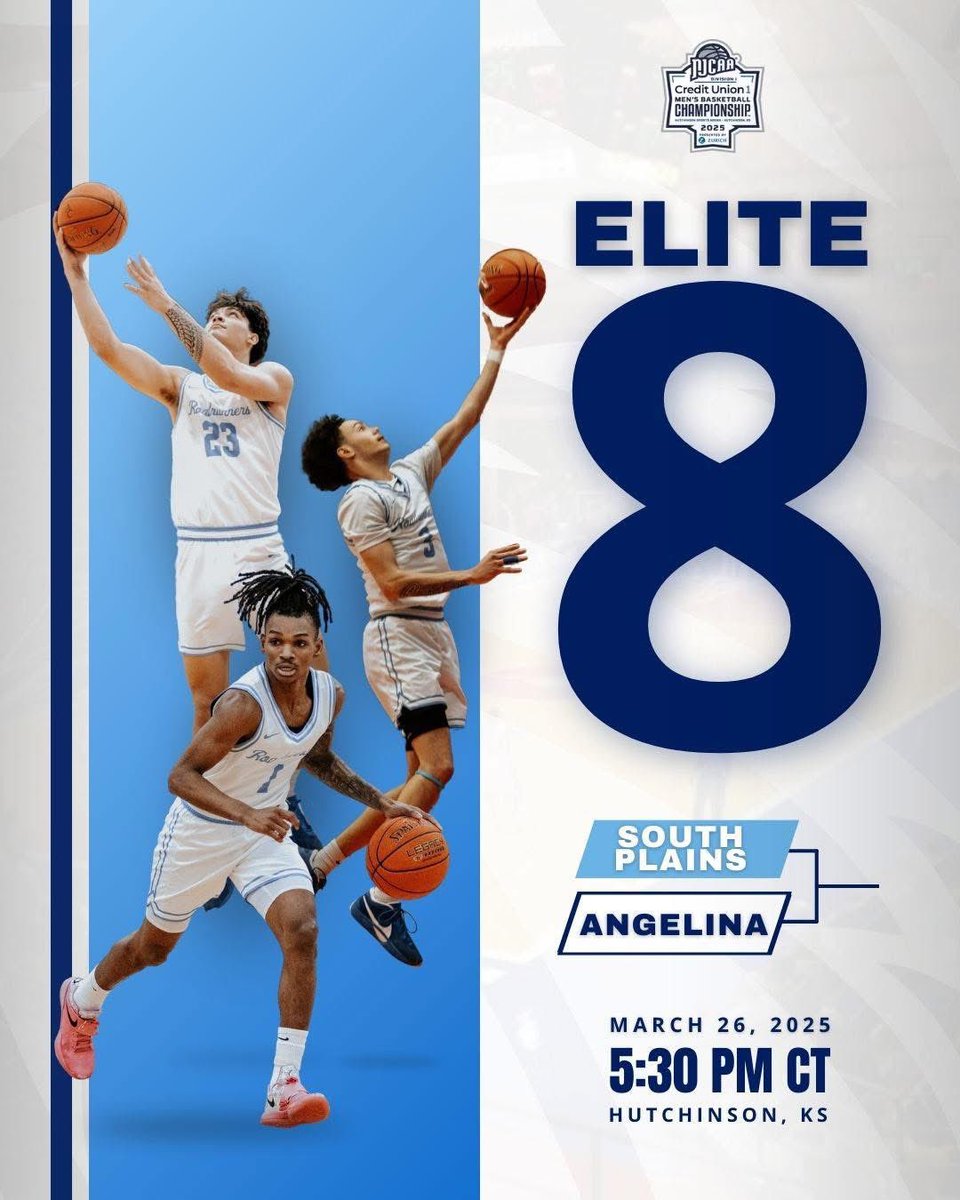 Bang Bang!!! The Runners advance to the Elite 8 and will take on South Plains tomorrow at 5:30PM on ESPN+