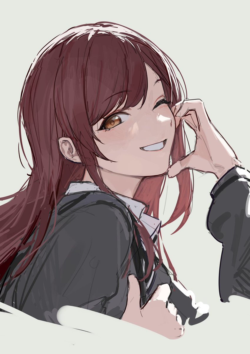 大崎甘奈 「」|直立行走のイラスト