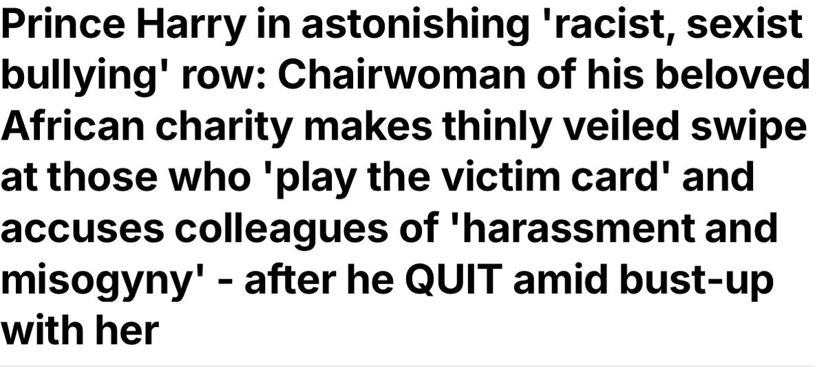 HRHMammaRosa's tweet photo. What??? Harry caught up in another drama involving racism. Well I’m just shocked by this development……absolutely shocked I tell you!  😱😂

Who you gonna blame this time? It’ll be William’s fault right, it’s always William or your family’s fault.

#SentebaleGate #ExposeThemAll https://t.co/0RGhpTsyAJ