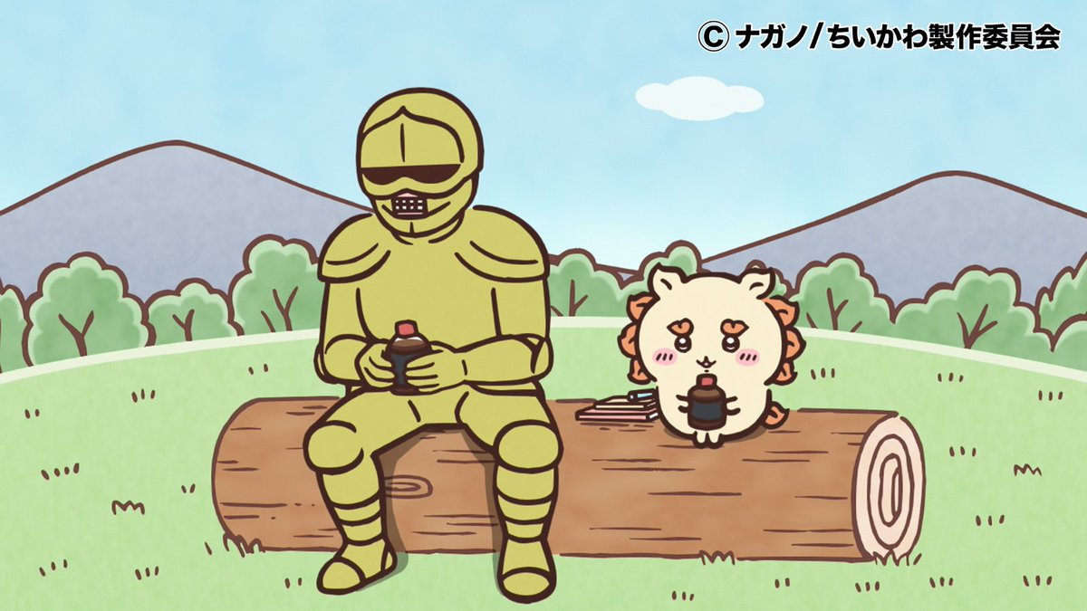 anime_chiikawa's tweet photo. 【✨1週間限定見逃し配信中✨】

第256話「シーサーの資格⑧」

シーサー、ラーメンの鎧さんに質問！
スーパーアルバイターの制度がなくなる噂って…

▼YouTube
https://t.co/tiNZ8uPIR8

▼TVer
https://t.co/1BMGNtotE4 

#ちいかわ
#アニメちいかわ https://t.co/Ib8dt0bwlD