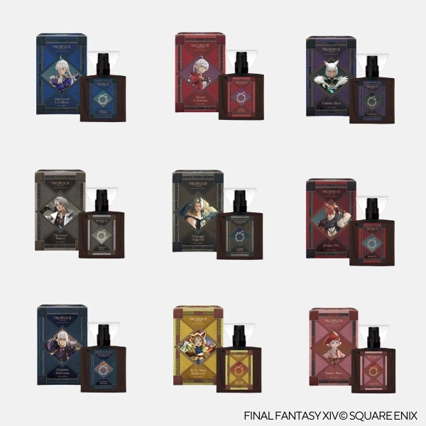 FF14』の主要な登場人物をイメージしたフレグランスが発売決定。ヤ