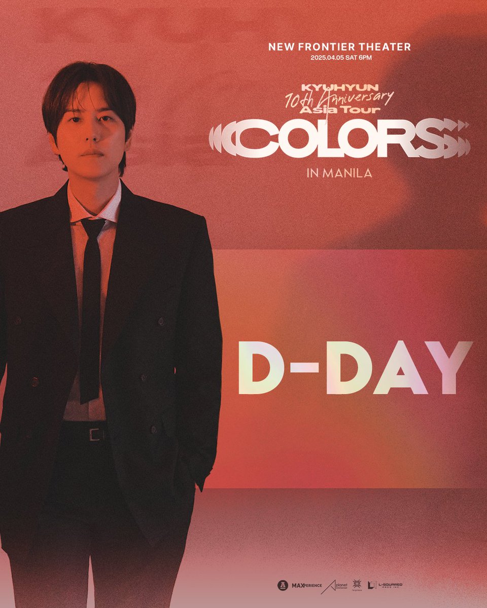 LSquaredProdPH's tweet photo. The wait is finally OVER! See you later Filo KYUpiters at the New Frontier Theater! 😘

#KyuhyunCOLORSinManila
#LSquaredProdPH https://t.co/EtrpuZUYbY