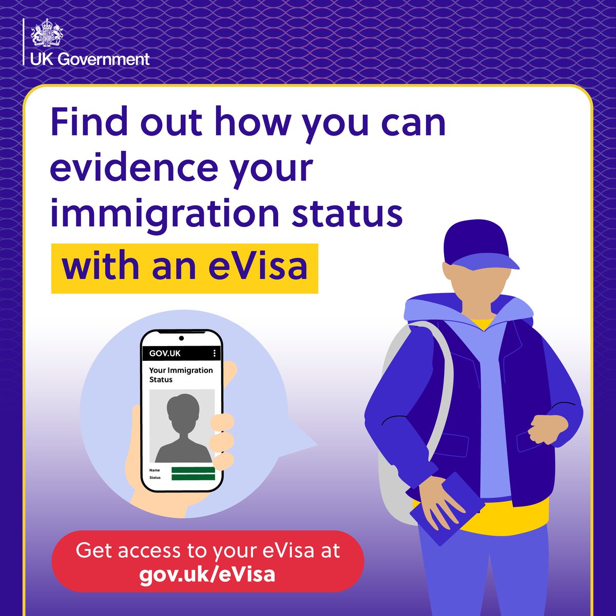 idBritish's tweet image. The UK is digitising its border! 📲 Physical immigration documents are being replaced with #eVisas. If you use a BRP, BRC, or a passport with a visa vignette or ink stamp to prove your rights, visit gov.uk/evisa  to learn what steps to take.

#eVisa #StudyUK