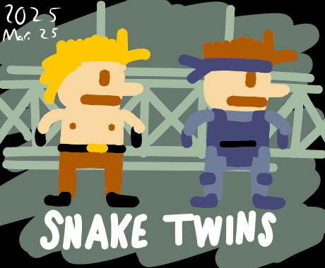 EvilAppleWho's tweet photo. "Goodth Godth, they look so god daimn like the same person. i would say to them, 'you want nukuler misail lawnch key?” both of them say yes. how in the hell?!"
a shitpost nearly a year in the making
#metalgear #groupx https://t.co/SmevaV2Bnn