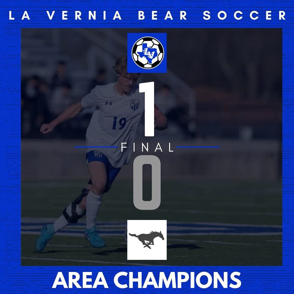 La Vernia Boys Soccer (@laverniasoccer) on Twitter photo What a game! 🏆AREA CHAMPS! 🏆Great match against a talented Marble Falls team.
<a href="/JMecke19/">JT Mecke</a> to <a href="/EPerales08/">Emiliano_perales08</a> for the only goal of the match!
<a href="/Lane_Green08/">Lane Green</a> Man of the Match for keeping the clean sheet despite many shots on goal. <a href="/6a_28/">SA High School & Club Soccer</a> <a href="/SATXSoccer/">S.A. Soccer ⚽🎥🎙️</a> <a href="/Soy_SAF/">SOY SAN ANTONIO FÚTB⚽️L</a> <a href="/LaVerniafut/">La Vernia Soccer</a> <a href="/LethalSoccer/">Coach Duque</a> What a game! 🏆AREA CHAMPS! 🏆Great match against a talented Marble Falls team.
<a href="/JMecke19/">JT Mecke</a> to <a href="/EPerales08/">Emiliano_perales08</a> for the only goal of the match!
<a href="/Lane_Green08/">Lane Green</a> Man of the Match for keeping the clean sheet despite many shots on goal. <a href="/6a_28/">SA High School & Club Soccer</a> <a href="/SATXSoccer/">S.A. Soccer ⚽🎥🎙️</a> <a href="/Soy_SAF/">SOY SAN ANTONIO FÚTB⚽️L</a> <a href="/LaVerniafut/">La Vernia Soccer</a> <a href="/LethalSoccer/">Coach Duque</a>
