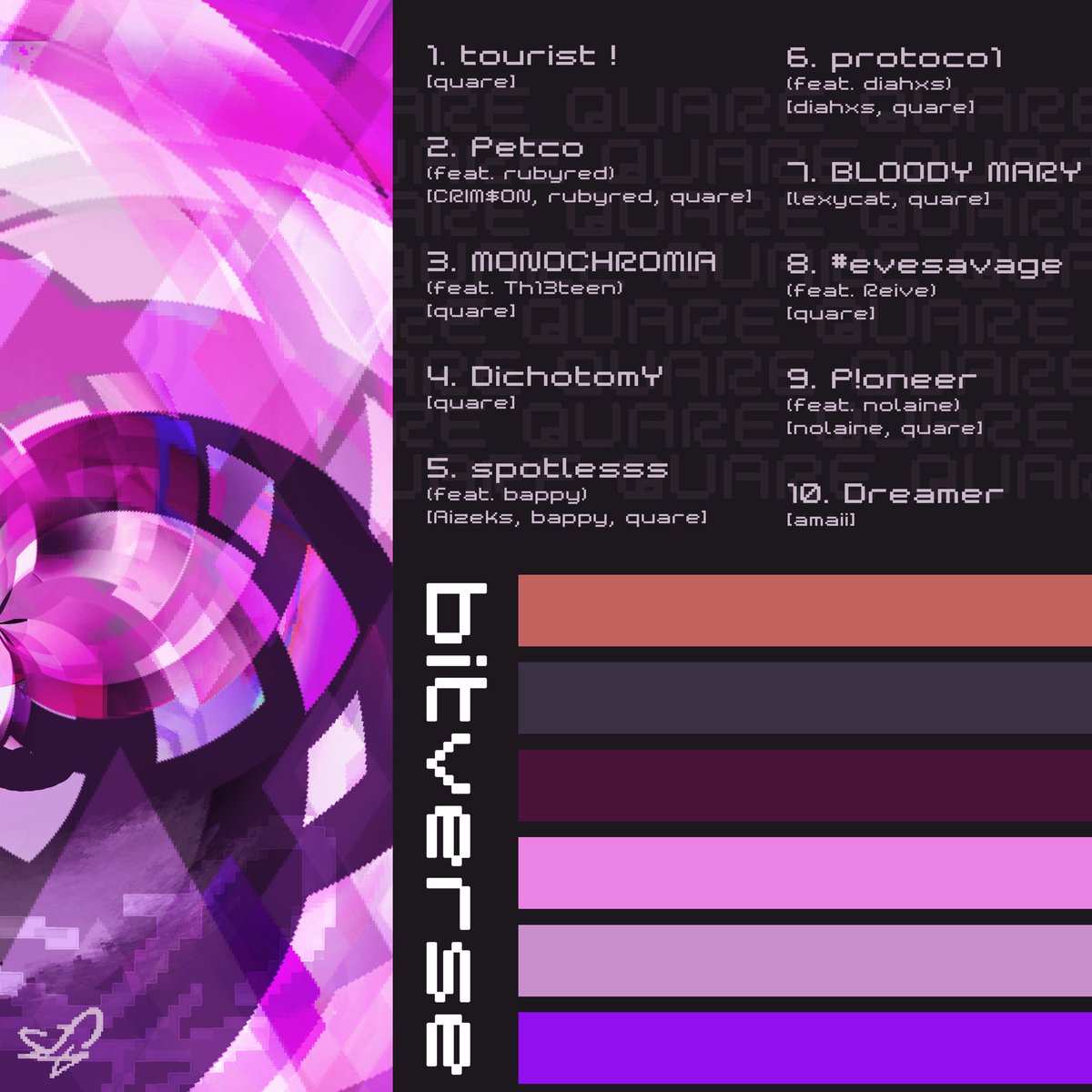 BITVERSE 💎 ITS FUCKING OUTTT YALLLLL

cover: <a href="/vai5000_/">vai5000</a> <a href="/oddane_/">oddane</a> 
tags: <a href="/SHUNGITEF1SH/">🔮 SHUNGITE 🪄</a> 

thank you to all the collaborators for matching my passion  and thank you to the fans and anyone who gives it a listen🩷🩷