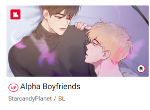 starcandy_p's tweet photo. Alpha Boyfriends has been launched in Lezhin US. https://t.co/eqZkouth5z