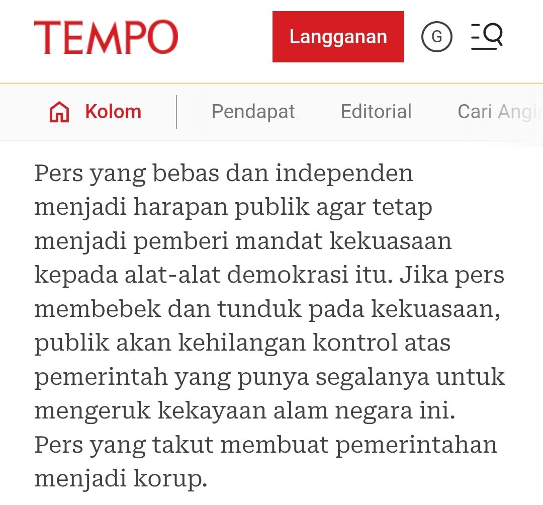 Theothedor's tweet photo. @Puspen_TNI Pers didirikan untuk menjadi penyeimbang kekuasaan bukan untuk disetir sesuai kepentingan penguasa!
#TolakUUTNI #CabutUUTNI #PeringatanDarurat #indone https://t.co/VUxzBbrYyp
