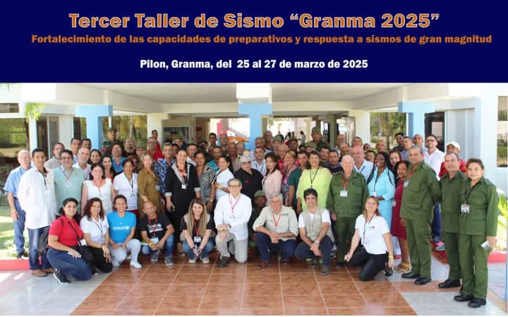 YanetsyTerry's tweet photo. #ProvinciaGranma. Durante 3 días sesionará en #Pilon el Taller Internacional de respuesta a sismos de gran magnitud. #ConLaFuerzaDeLaUnidad @PartidoPCC @AsambleaCuba @PresidenciaCuba @GobiernoCuba @GobiernoGranma. @CubaCivil https://t.co/2buCTftIRl