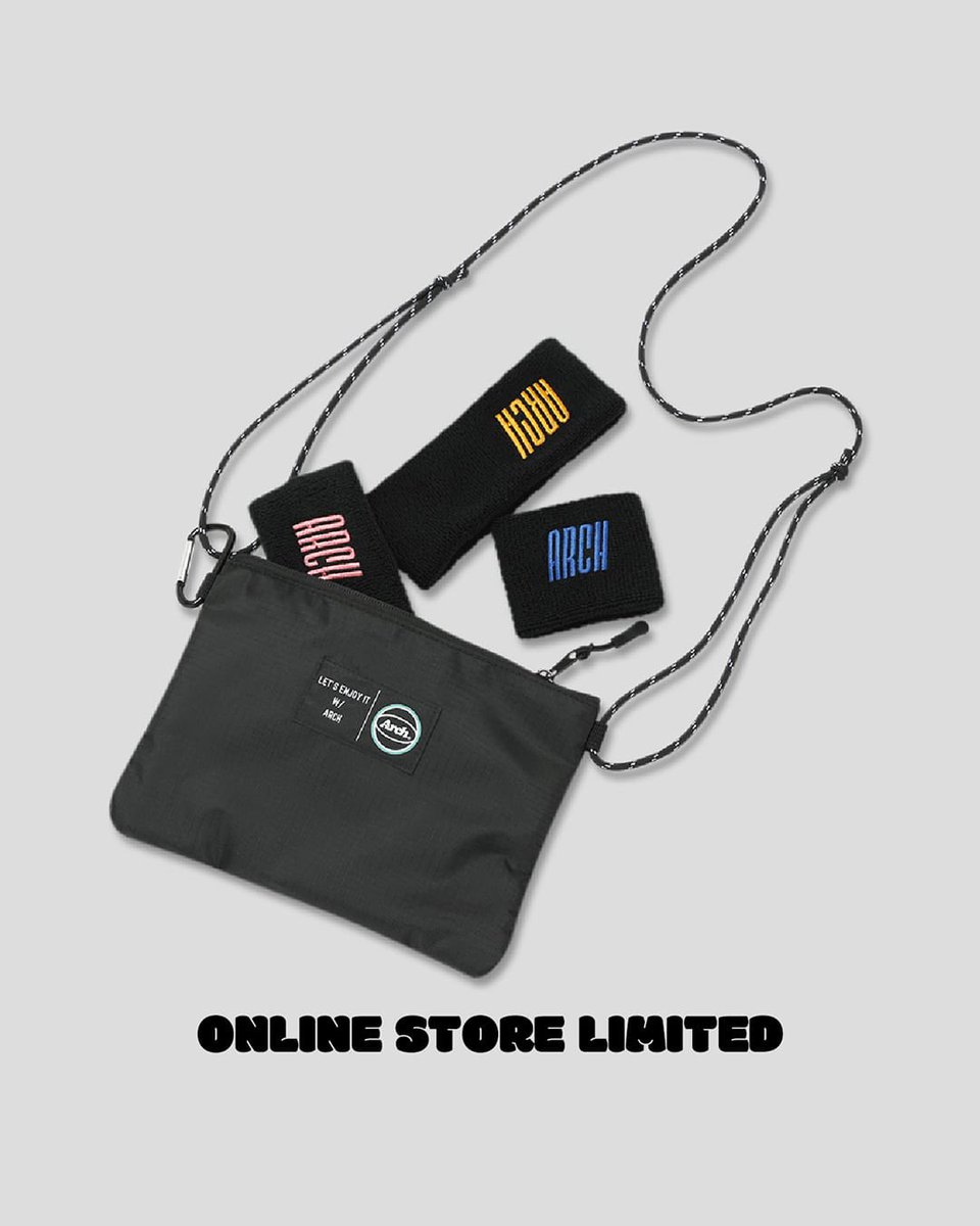 [ Arch Online Store Limited ]
オンラインストア限定アイテム

耐久性の高いリップストップ生地を採用した軽量サコッシュバッグと「tilt logo」を刺繍したヘッドバンド、リストバンドがリリース。

arch-design.jp/?mode=grp&gid=…

#arch_bal #ARCH_BALLER
#limited #サコッシュ