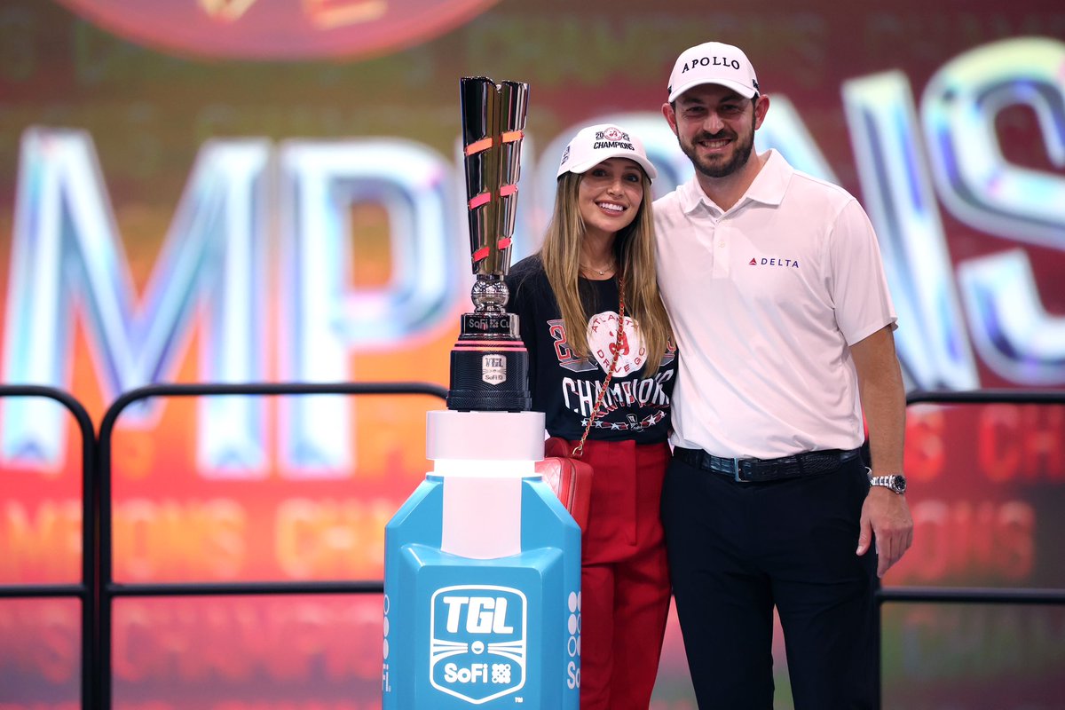 patrick_cantlay's tweet image. Great to cap off the inaugural @atlantadrivegc @TGL season with the title! I had a blast with the guys out there @BillyHo_Golf @JustinThomas34 + Lucas Glover. Thank you to all the fans for your support!