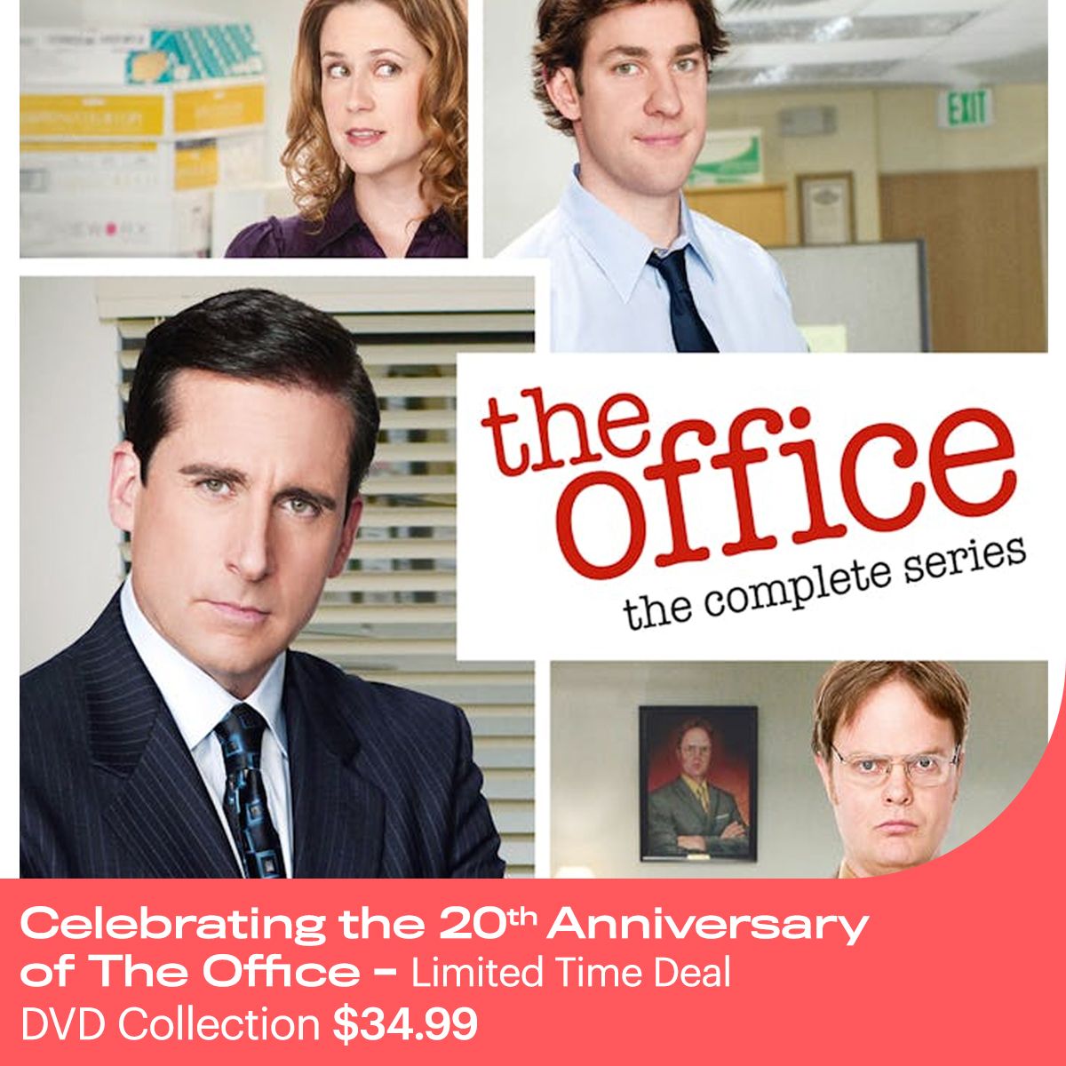 "Ain't no party like a Scranton party cause a Scranton party don't stop!" - Michael Scott

Celebrate 20 years of laughter by owning The Complete Series on DVD for $34.99! Offer available for a limited time only at GRUV.

gruv.com/category/the_o…

GRUV. Entertainment Delivered.