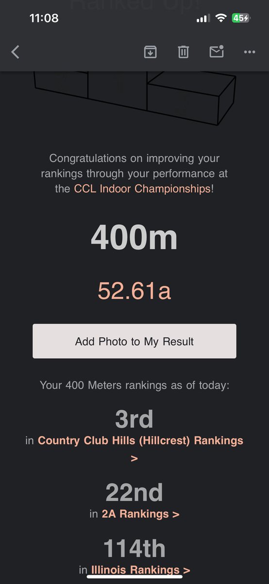 Andrew Delgado (C/O 2026 T&F) tweet media