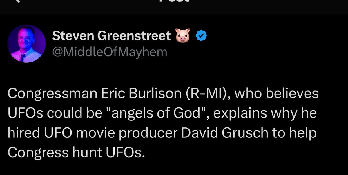 Why doesn’t <a href="/MiddleOfMayhem/">Steven Greenstreet 🐷</a> know that MI = Michigan.

Burlison is from Missouri. Missouri = MO.

JoUrNaLiSt…