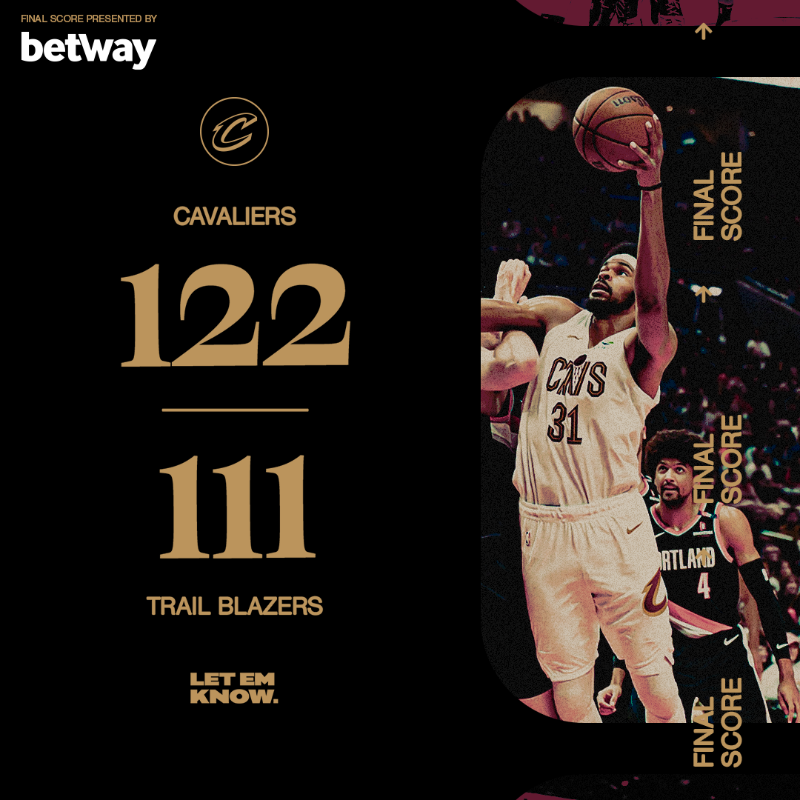 cavs's tweet photo. a dub to close out the road trip!

HIGHLIGHTS + STATS📊: https://t.co/0bYWBS1RPE 

@betwayusa | #LetEmKnow