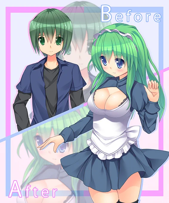 水曜イラスト企画りばいばる liyaさん凍結された旧ブログのTSっ娘1000人をサルベージしていくリバイバル!今回は2014年の世界からliyaさん作画のキャラたちをカムバック!この方もかなり進化されてるのでまた依頼したい… 