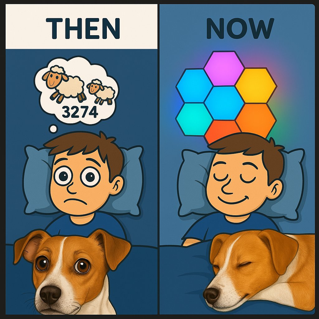 skycosi's tweet photo. ππ€Counting sheep? Still awake?
Try glowing hexagons instead
π https://t.co/FNP9bgYA4r
#ADHDLife #AutismSupport #Neurodivergent #SensoryLights #SleepStruggles #OverstimulatedClub #DopamineDecor #CanadianTikTok #EmotionalSupportLights #InsomniaHelp https://t.co/B4MGzuNK1z