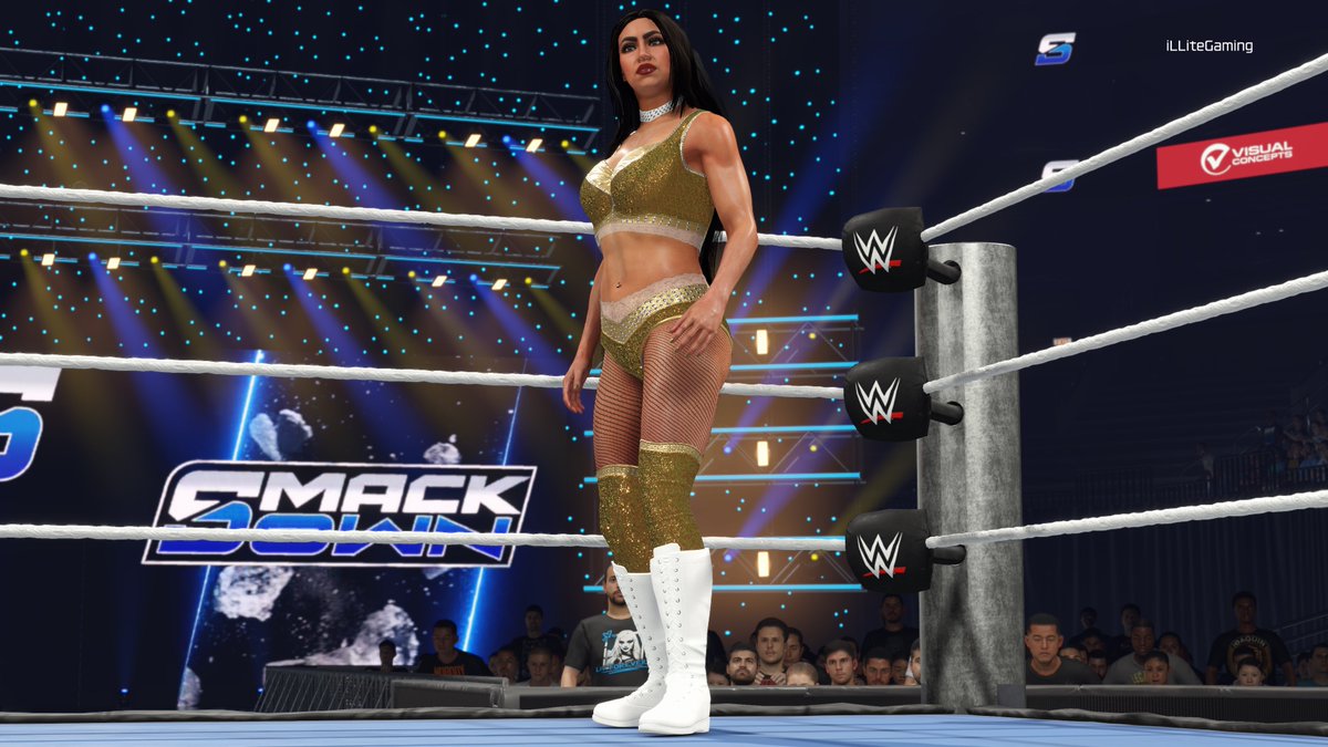 iLLite_Gaming's tweet photo. #WWE2K25 My #SmackDown Women’s Tag Division just became #IIconic

(@WWEGames Yall are wrong for discoloring Cassie’s gear. 😩) 

*Big Shout to @TheCeo4LifeMM for Cassie’s Texture*

#JessicaMcKay
#CassieLee
#iLLiteGaming https://t.co/nryaDUY4nT