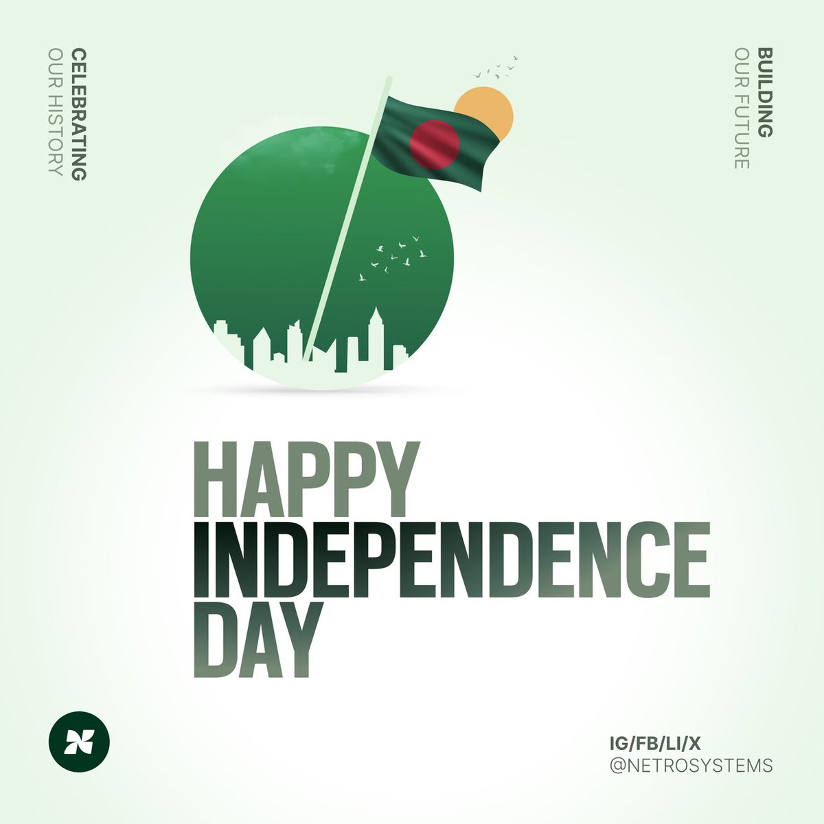 netrosystems's tweet photo. Happy Independence Day 2025✨
#happyindependenceday #2025 #netro #netrosystems https://t.co/FyZXjMKTkr