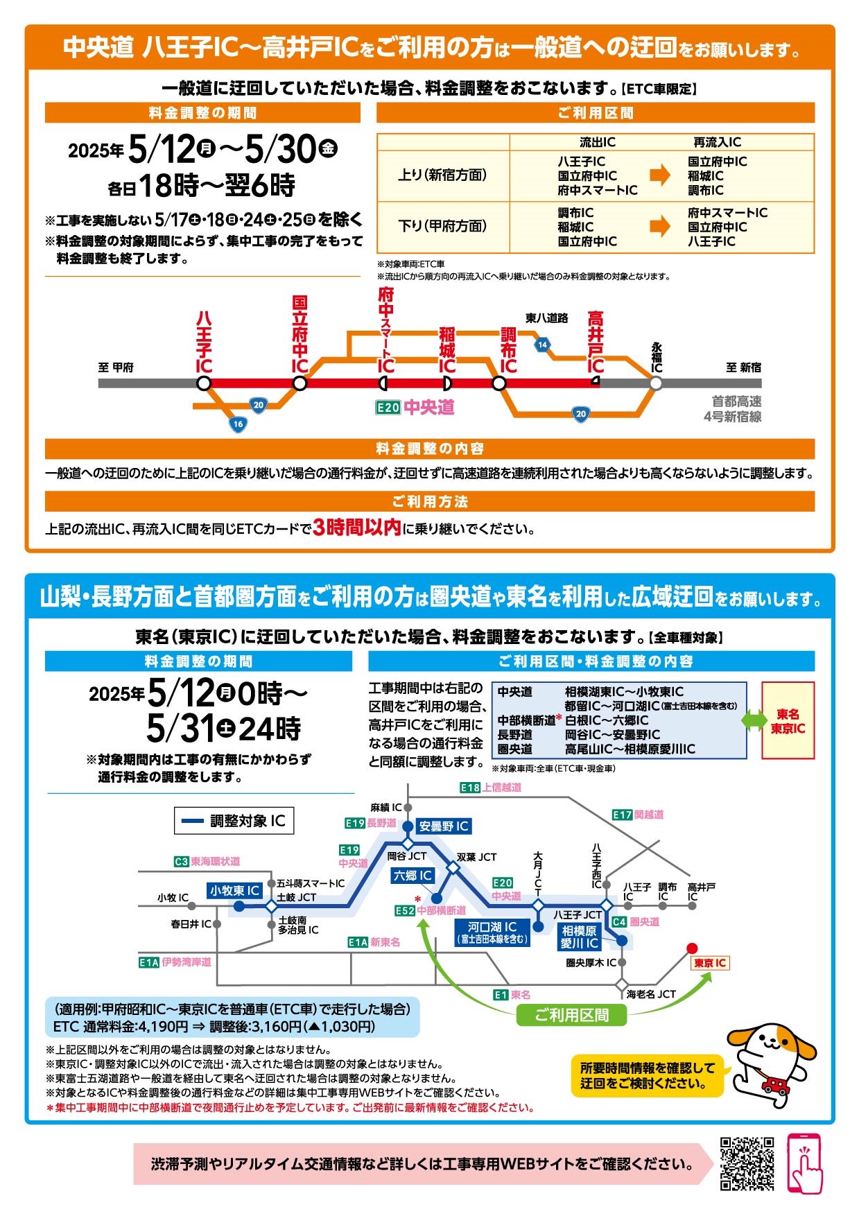 NEXCO中日本 八王子支社 on X: 