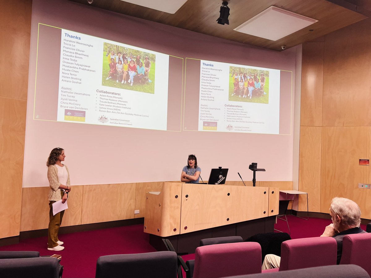 Pramod Subedi (@subedi_pramod) on Twitter photo A great seminar by Prof. Ana Traven <a href="/TravenLab/">Traven Lab</a> from <a href="/MIPS_Australia/">Monash Institute of Pharmaceutical Sciences</a> on how nutrient-dependent regulation influences host-pathogen interactions during infection. A deep dive into Candida research.
Thanks to <a href="/TravisKJohnson/">Johnson Lab</a> and <a href="/BegonaHeras/">Begona Heras</a> for hosting!
<a href="/LIMSLTU/">La Trobe Institute for Molecular Science</a> <a href="/SABE_latrobe/">La Trobe Agriculture, Biomedicine & Environment</a> A great seminar by Prof. Ana Traven <a href="/TravenLab/">Traven Lab</a> from <a href="/MIPS_Australia/">Monash Institute of Pharmaceutical Sciences</a> on how nutrient-dependent regulation influences host-pathogen interactions during infection. A deep dive into Candida research.
Thanks to <a href="/TravisKJohnson/">Johnson Lab</a> and <a href="/BegonaHeras/">Begona Heras</a> for hosting!
<a href="/LIMSLTU/">La Trobe Institute for Molecular Science</a> <a href="/SABE_latrobe/">La Trobe Agriculture, Biomedicine & Environment</a>