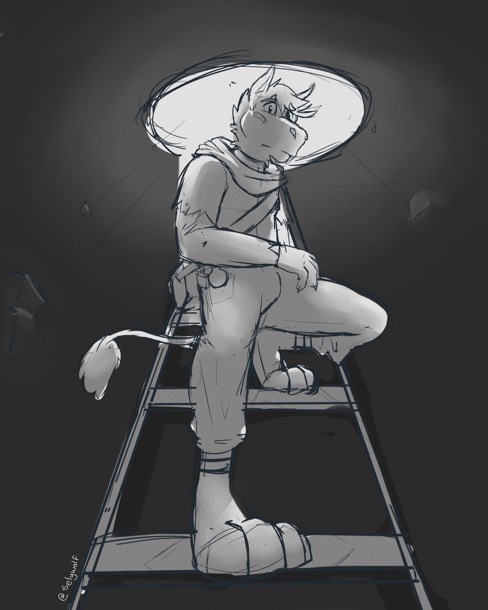 SetyWolf's tweet photo. Practice Sketch 1 https://t.co/2Z5NoV38Vj