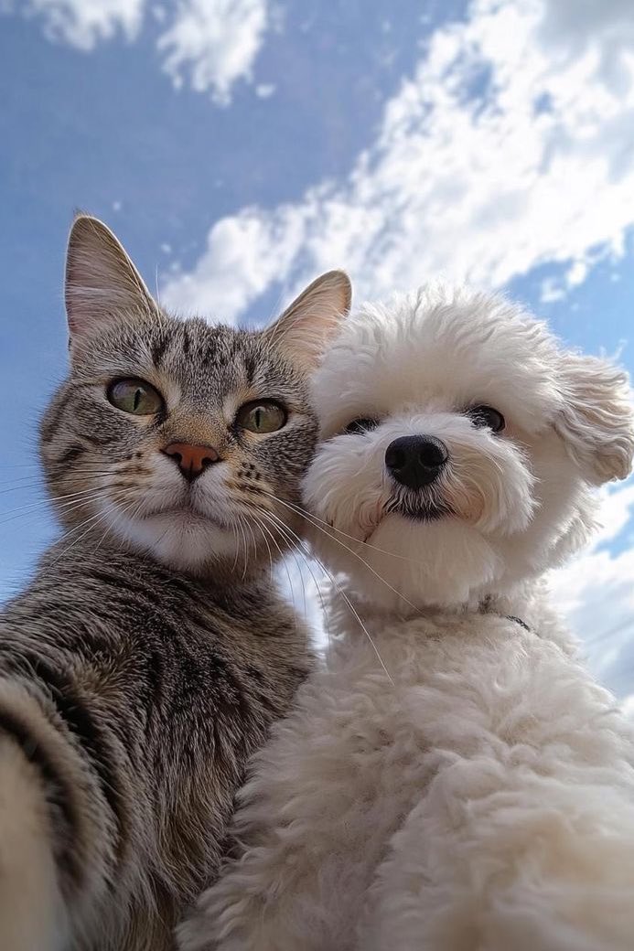 _NoLee's tweet photo. 🐈‍⬛🐕 https://t.co/tDse5QNhm0