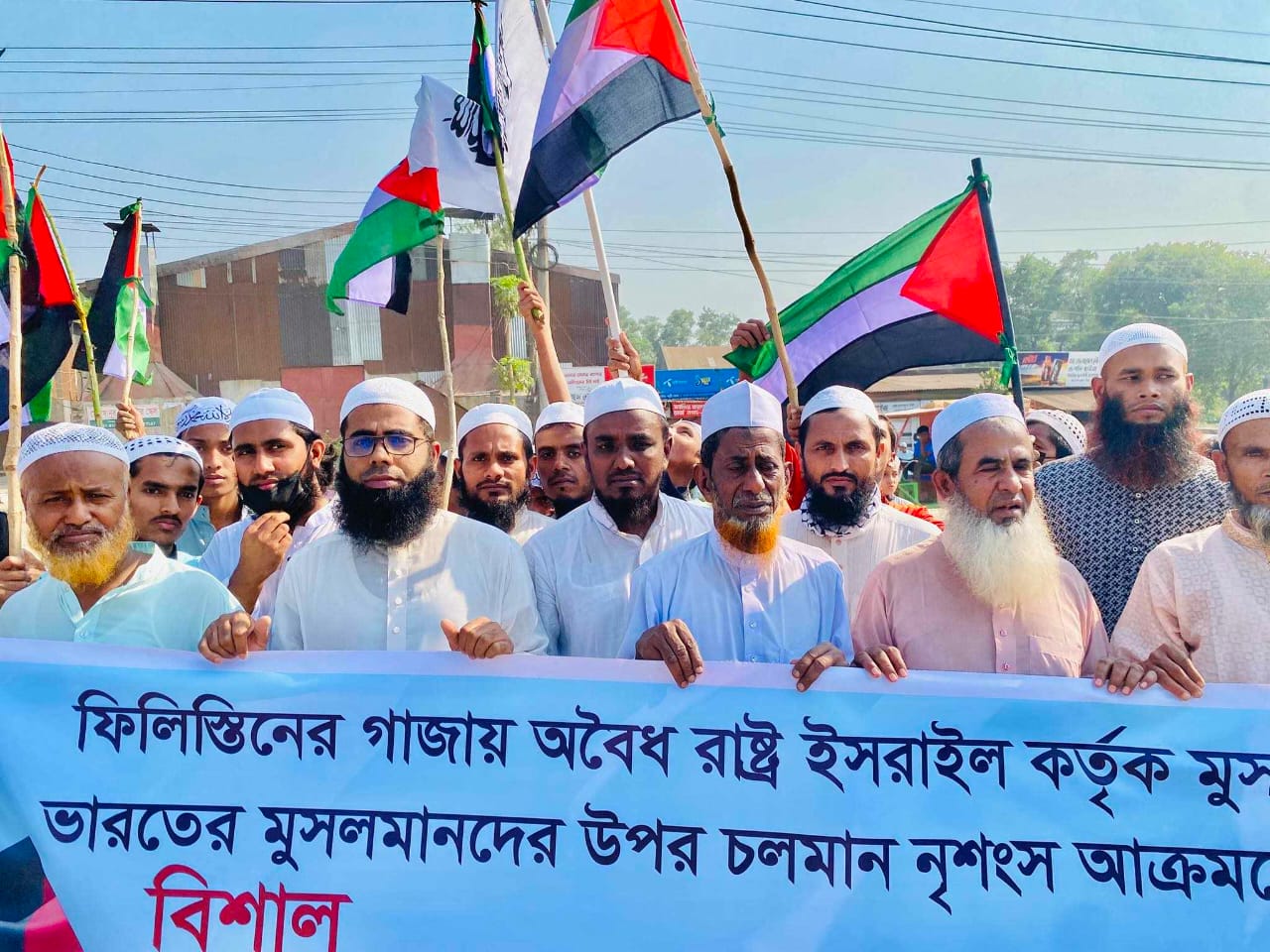 আশুগঞ্জের দুর্গাপুরে বিক্ষোভ মিছিল অনুষ্ঠিত