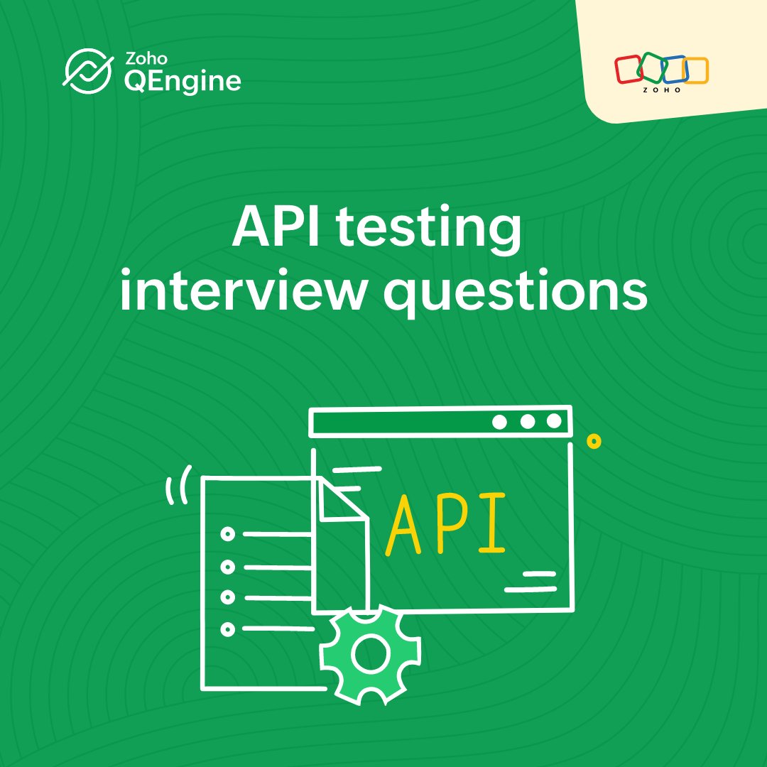 ZohoQEngine's tweet image. Are you looking to grow as a test automation engineer? Learn everything you need to know about API testing here - zoho.com/qengine/know/a…

#ZohoQEngine #TestAutomation #APITesting