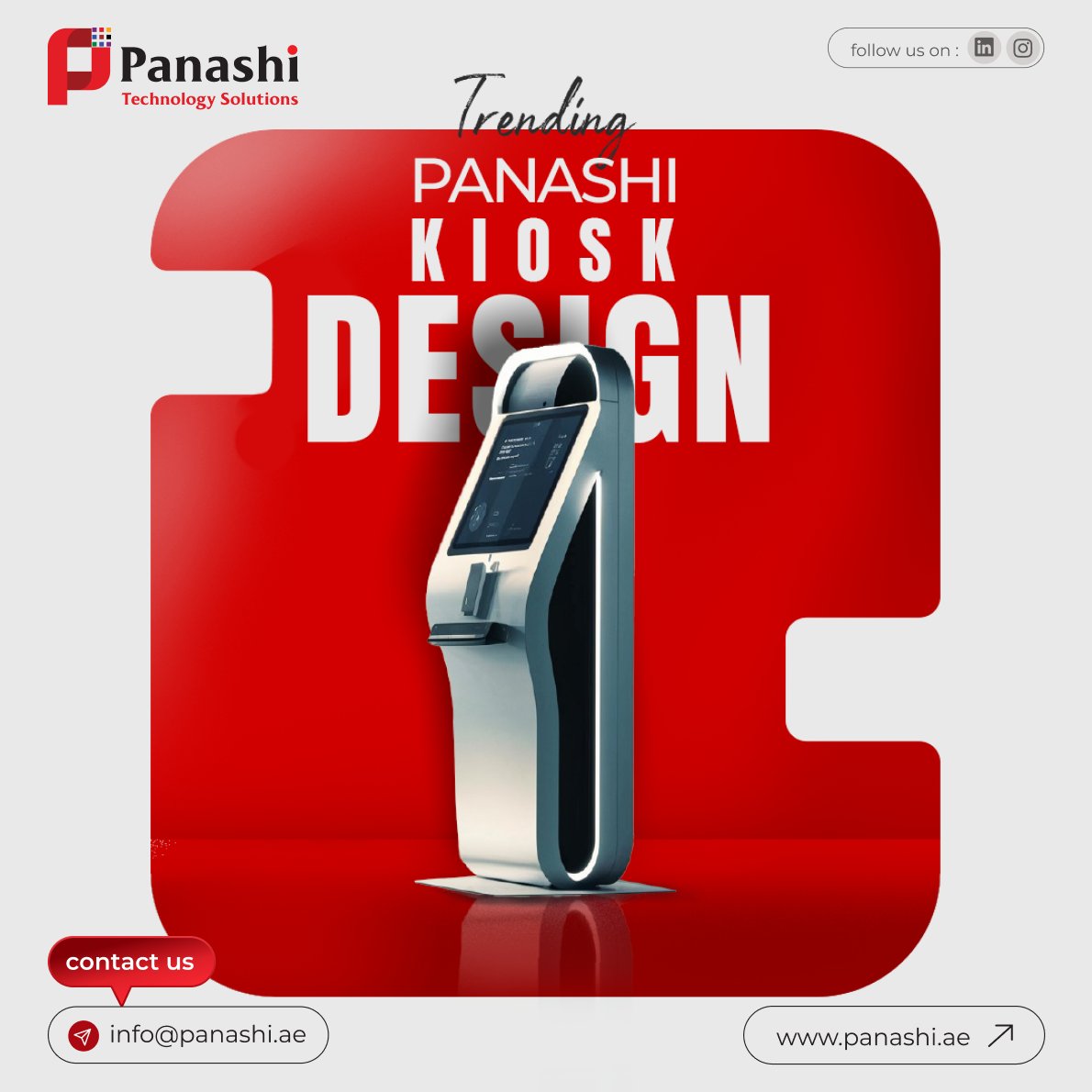 panashikiosk's tweet image. Discover the future of self-service with Panashi’s latest kiosk designs – where cutting-edge technology meets sleek aesthetics.

For more details : panashi.ae/kiosk-solution…

#Panashi #KioskTechnology #SelfServiceSolutions #Innovation #BusinessAutomation #SmartKiosks #PanashiKiosk