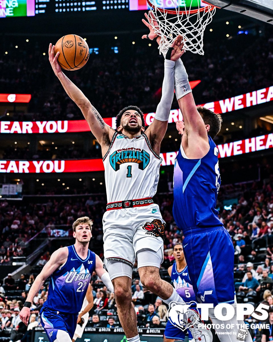 Memphis Grizzlies (@memgrizz) on Twitter photo Added a few more because we couldn’t decide on just 5 🔥📸
Top Photos of the Game presented by <a href="/Take5_OilChange/">Take 5 Oil Change</a> Added a few more because we couldn’t decide on just 5 🔥📸
Top Photos of the Game presented by <a href="/Take5_OilChange/">Take 5 Oil Change</a>