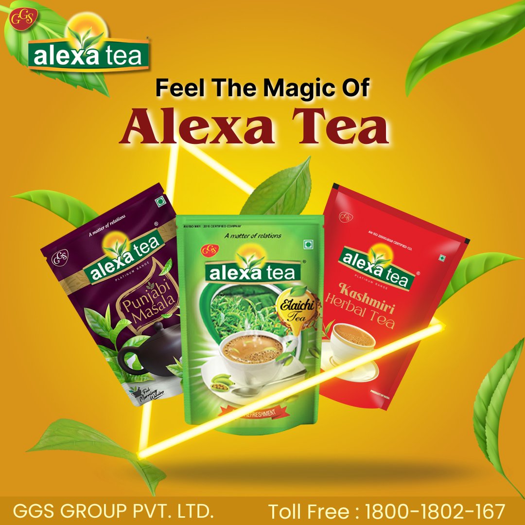 Indulge in the enchanting flavors of Alexa Tea, a sip of pure delight.
Elevate your tea experience with every cup.
Treat yourself today and savor the moment!

#AlexaTea #SipWithDelight #FlowersOfChai #royaltea #elaichitea #AlexaChaiMagic #KadakChaiExperience #TeaLoversUnite