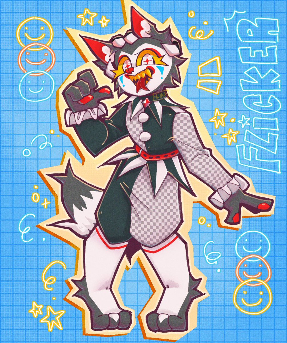 Gremlinnie's tweet photo. One of my favorite fursona designs from @/flickerthejester from Instagram!! #furry #furryoc #fursona https://t.co/umsLhF9UBZ