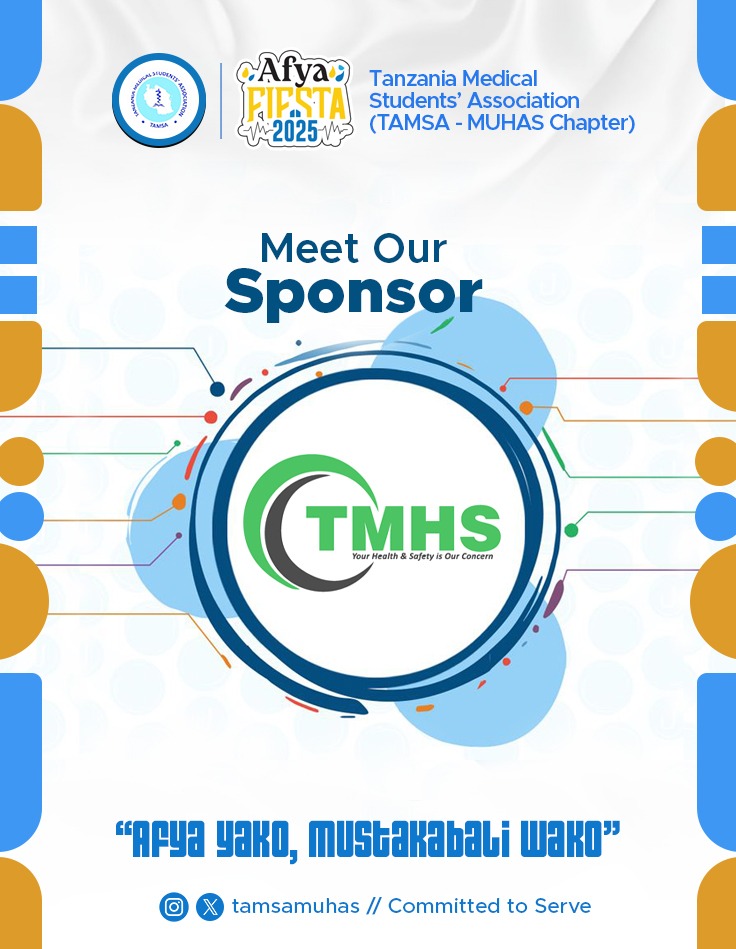 Announcement! 🌟

We’re thrilled to welcome Tindwa Medical and Health Services (TMHS) as a sponsor of Afya Fiesta 2025! 🎉 TMHS provides expert healthcare solutions, including emergency medical services, medical supplies, health &amp; safety training, and waste management.