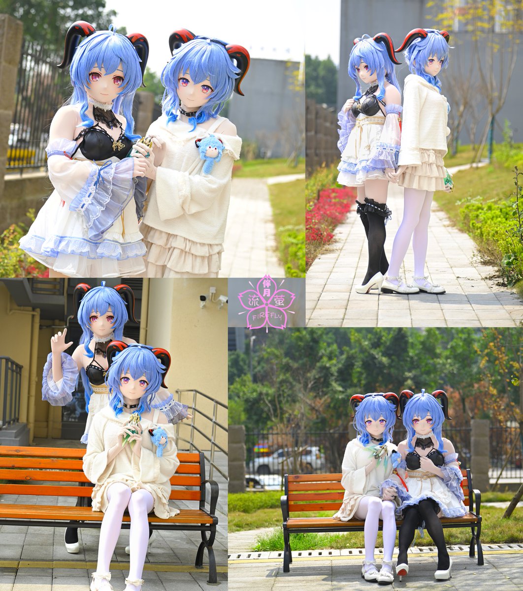 “距离并不遥远，我们如比邻星一般守护”
🐏:<a href="/TobiichiChisato/">愿挽alone🌙</a> <a href="/qruukoq/">流萤</a> 
📷:<a href="/Ruri_Kuuuuuri/">万能魔法师｜阿龙</a> 
🪄:<a href="/qruukoq/">流萤</a> 

#kigurumi  #着ぐるみ 
#Ganyu #甘雨