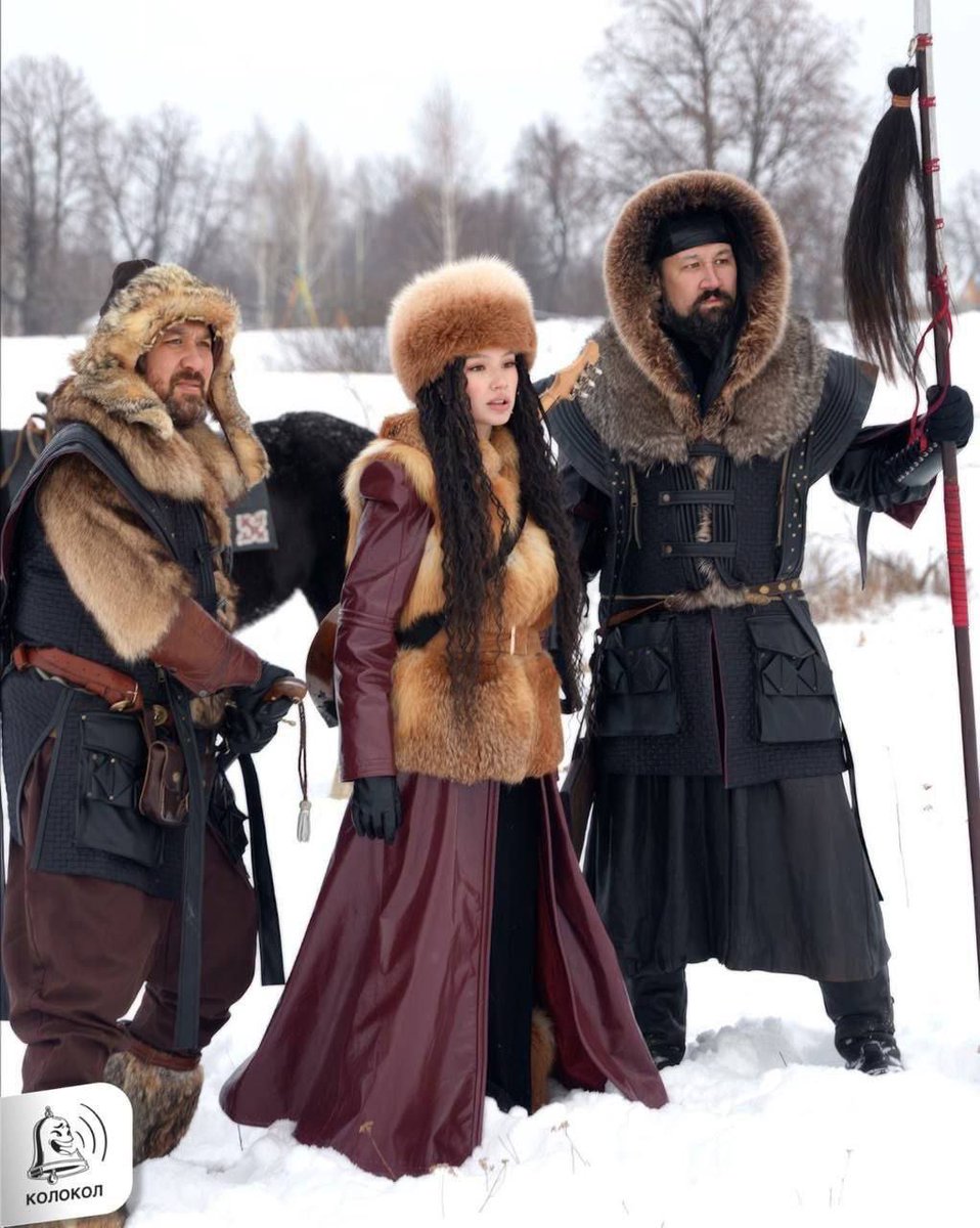 MatreshkaRF's tweet photo. The #Bashkir group Ay Yola with the song Homay is rapidly gaining popularity on the Internet - more than 7 million views on Instagram.
"Homay" in the Bashkir epic is not just a bird of happiness, but a symbol of wisdom, purity and loyalty to one's people. #Russia ❤️ https://t.co/WfnJ27h4dq